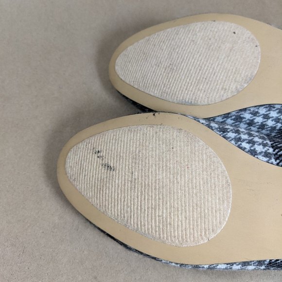 Deesigns by Dee Ocleppo Black & Grey Houndstooth Women's Loafer Flats 8M - Picture 14 of 16